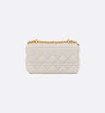 Small Caro Bag Ivory Supple Cannage