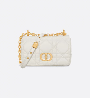 Small Soft Caro Bag Latte Macrocannage Lambskin