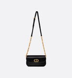 30 Montaigne Avenue Bag Black Box Calfskin