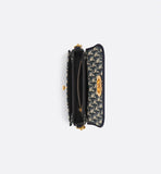 30 Montaigne Avenue Bag Blue Oblique Jacquard