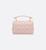 Mini Jolie Top Handle Bag Powder Pink Cannage