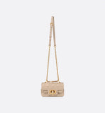 Mini Jolie Top Handle Powder Beige Cannage Calfskin