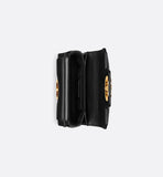 Mini Jolie Top Handle Bag Black Cannage Calfskin