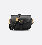 Medium Bobby Bag Black Box Calfskin
