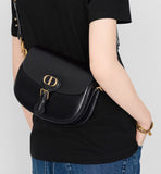 Medium Bobby Bag Black Box Calfskin