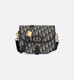 Medium Bobby Bag Blue Oblique Jacquard