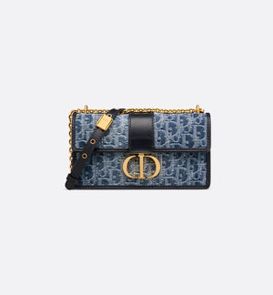 30 Montaigne East-West Bag with Chain Blue