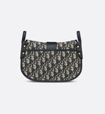 Medium 30 Montaigne Satchel Bag Blue Oblique