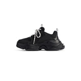 Women's Triple S Tape Type Sneaker in Black/yellow