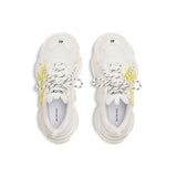 Women's Triple S Tape Type Sneaker in White/yellow