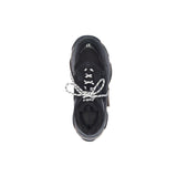WOMEN'S TRIPLE S CLEAR SOLE SNEAKER IN BLACK