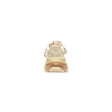 WOMEN'S TRIPLE S CLEAR SOLE SNEAKER IN BEIGE