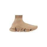 WOMEN'S SPEED 2.0 RECYCLED KNIT SNEAKER WITH BICOLOR SOLE IN BLACK/WHITE