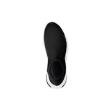 WOMEN'S SPEED 2.0 RECYCLED KNIT SNEAKER WITH BICOLOR SOLE IN BLACK/WHITE
