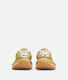 Male Female Orbit Sneaker Gold/White