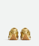Male Female Orbit Sneaker Gold/White