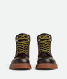 Haddock Lace-Up Ankle Boot dark brown