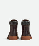 Haddock Lace-Up Ankle Boot dark brown