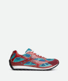 Male Female Orbit Sneaker Turquoise/cherry