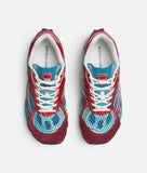 Male Female Orbit Sneaker Turquoise/cherry