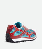 Male Female Orbit Sneaker Turquoise/cherry
