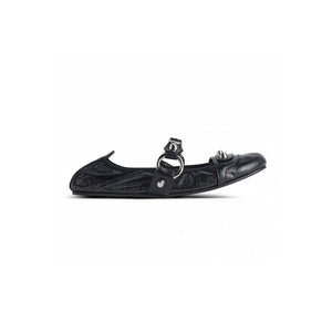 BALENCLIAGA Women's City Ballerina in Black/silver
