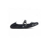 Women's City Ballerina in Black/silver