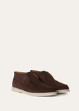 Open Walk Ankle Boot Chocolate Color