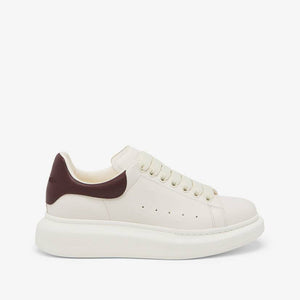 Women's Oversized Sneaker in Off-White/bordeaux