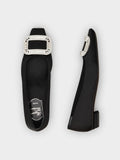 Belle Vivier Ballerinas in satin
