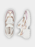 Viv' on the Run Sneakers in leather and fabric