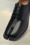 Tabi Leather Brogues black