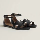 Santorini sandal noir