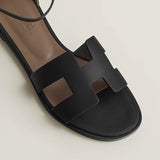 Santorini sandal noir