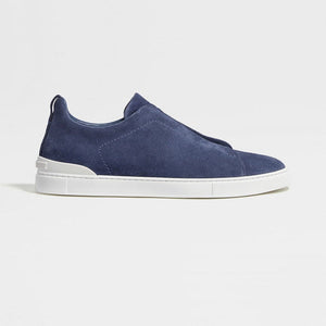 Men's Suede Triple Stitch Sneakers