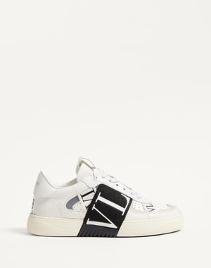 valentino Vl7N Sneaker In Banded Calfskin Leather