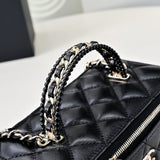 25P new woven handle box bag cosmetic box