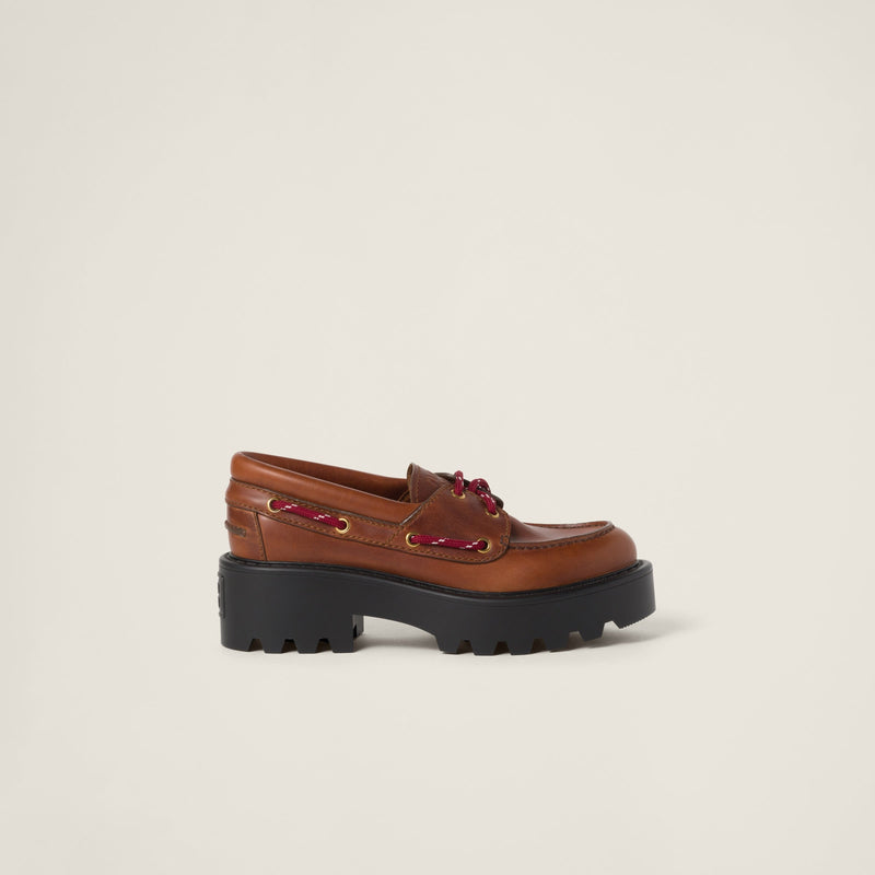 Leather loafers