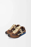Nylon and cowhide leather Ballet Runner 2.0 men's sneakers