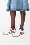 Nylon and cowhide leather Ballet Runner 2.0 Women's sneakers