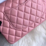 1112 Pink Medium Size 2.55 Lambskin Leather Flap Bag