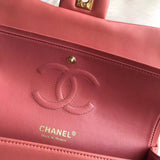 1112 Rose Quartz Medium Size 2.55 Lambskin Leather Flap Bag