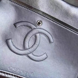 1112 Silver Medium Size 2.55 Lambskin Leather Flap Bag