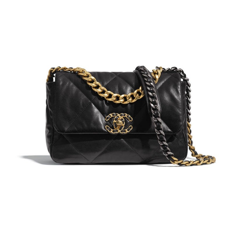 CC 19 Lambskin Flap Bag AS1160