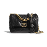 CC 19 Lambskin Flap Bag AS1160