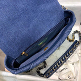 19 Small Flap Bag AS1160 Denim