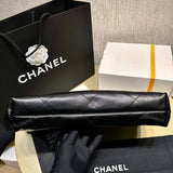 22 Bag Handbag Black Shiny Calfskin AS4486