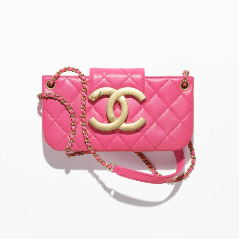 CC 24C Quilted Lambskin Baguette Bag AS4611