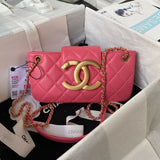 24C Quilted Lambskin Baguette Bag AS4611
