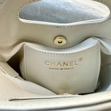 31 Mini Shopping Bag Chain Clutch Shiny Lambskin AS3656